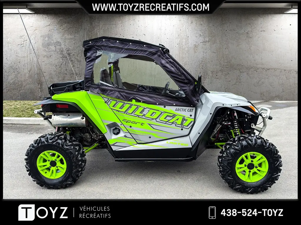 2017 Arctic Cat WILDCAT SPORT 700 LIMITED CABINE FERMÉ AVEC CHAUFFAGE