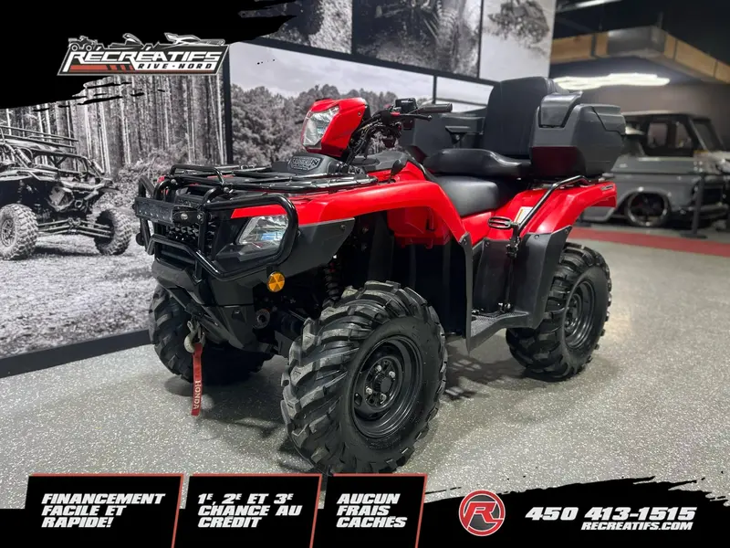 2018 Honda FOREMAN RUBICON 500 DCT IRS EPS **BIEN ÉQUIPÉ!!**