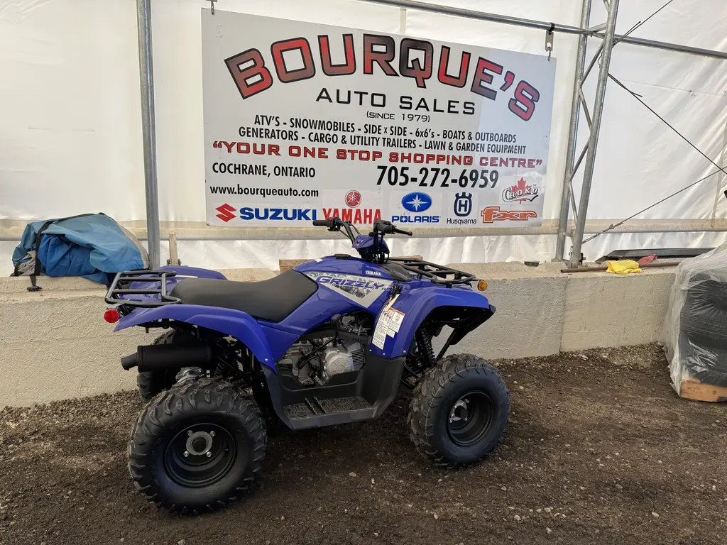 2025 Yamaha GRIZZLY 110, BLUE 