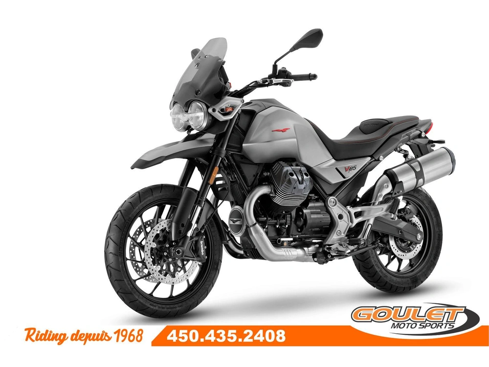 Moto Guzzi V85 Tt Strada Grigio Brera 2025 alt