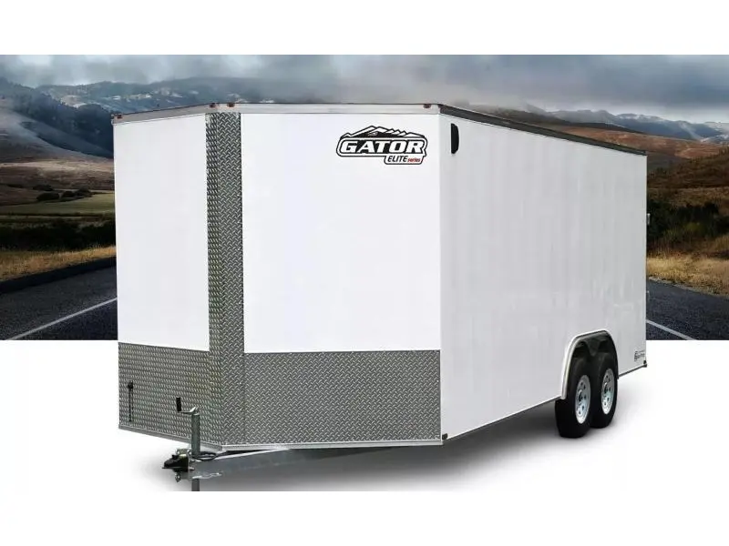 2024 Gator Remorque Fermée Galvanisée Élite 8 5 x 20  10000lbs