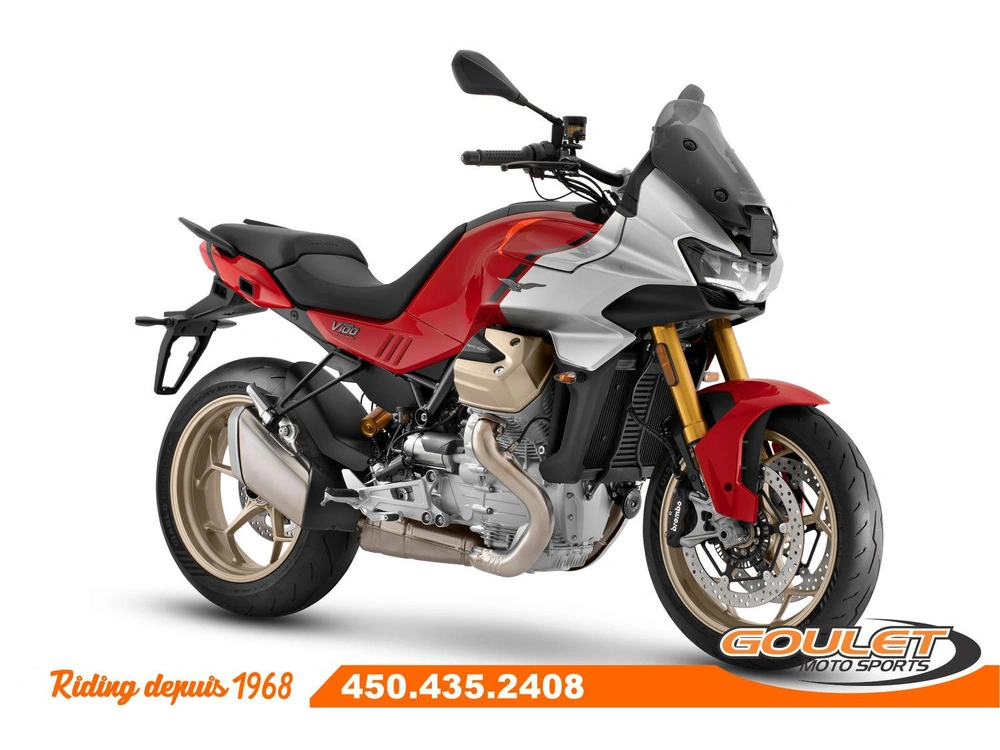 Moto Guzzi V100 Mandello S Rosso Lava 2025 alt