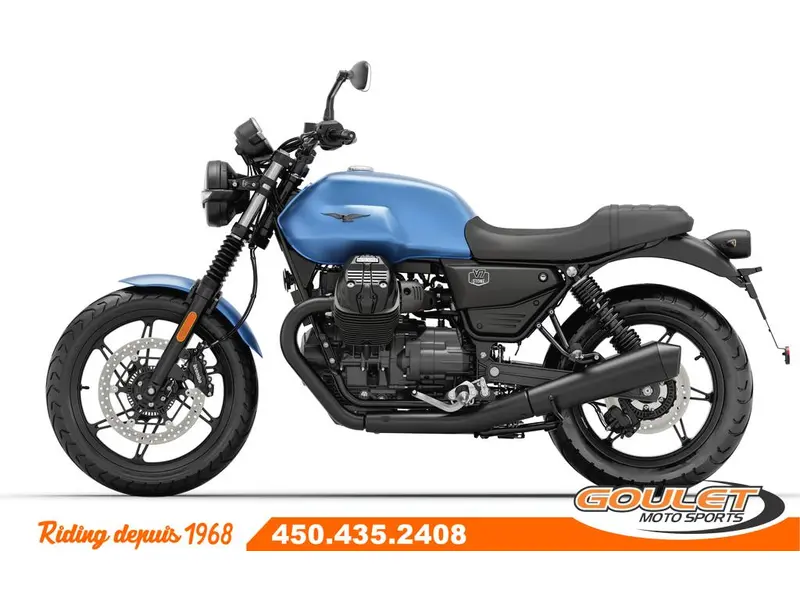 2025 Moto Guzzi V7 STONE BLU FONDO