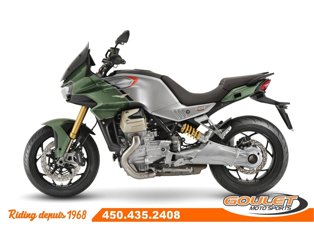 Moto Guzzi V100 Mandello S Verde 2024 alt