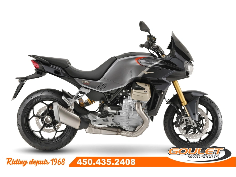 2024 Moto Guzzi V100 Mandello S Grigio Avanguardia alt
