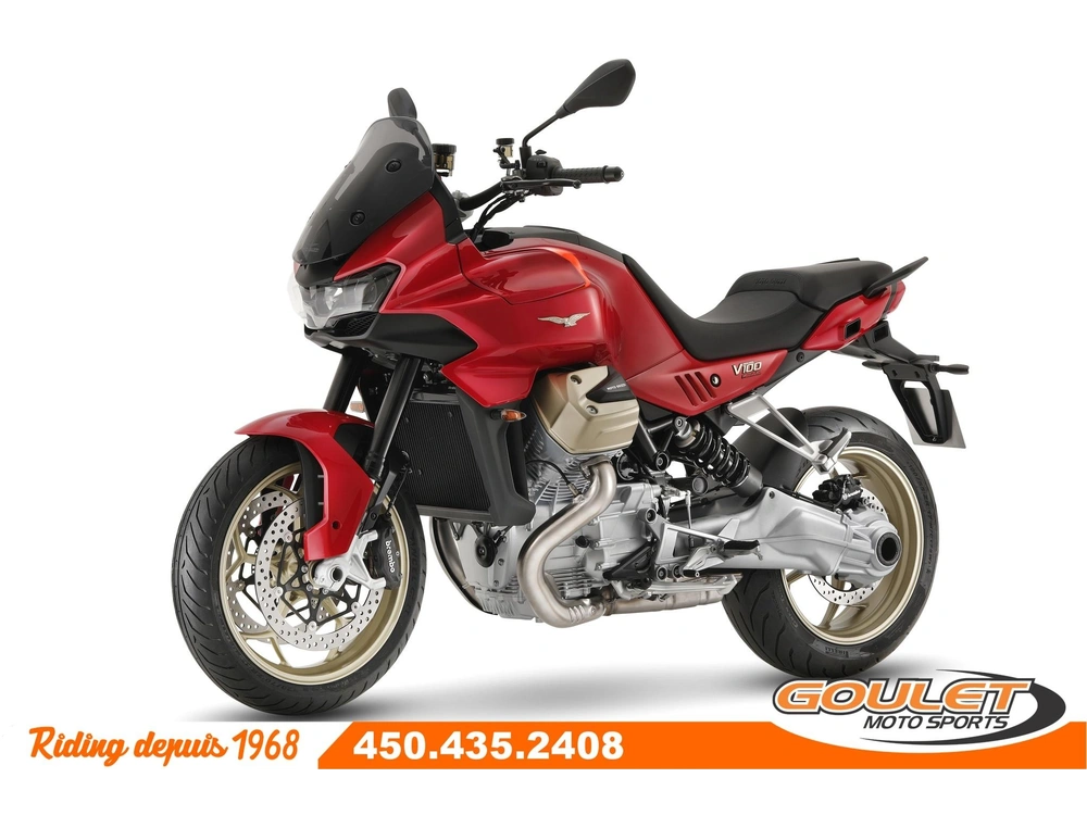 Moto Guzzi V100 Mandello Rosso Magma 2023 alt