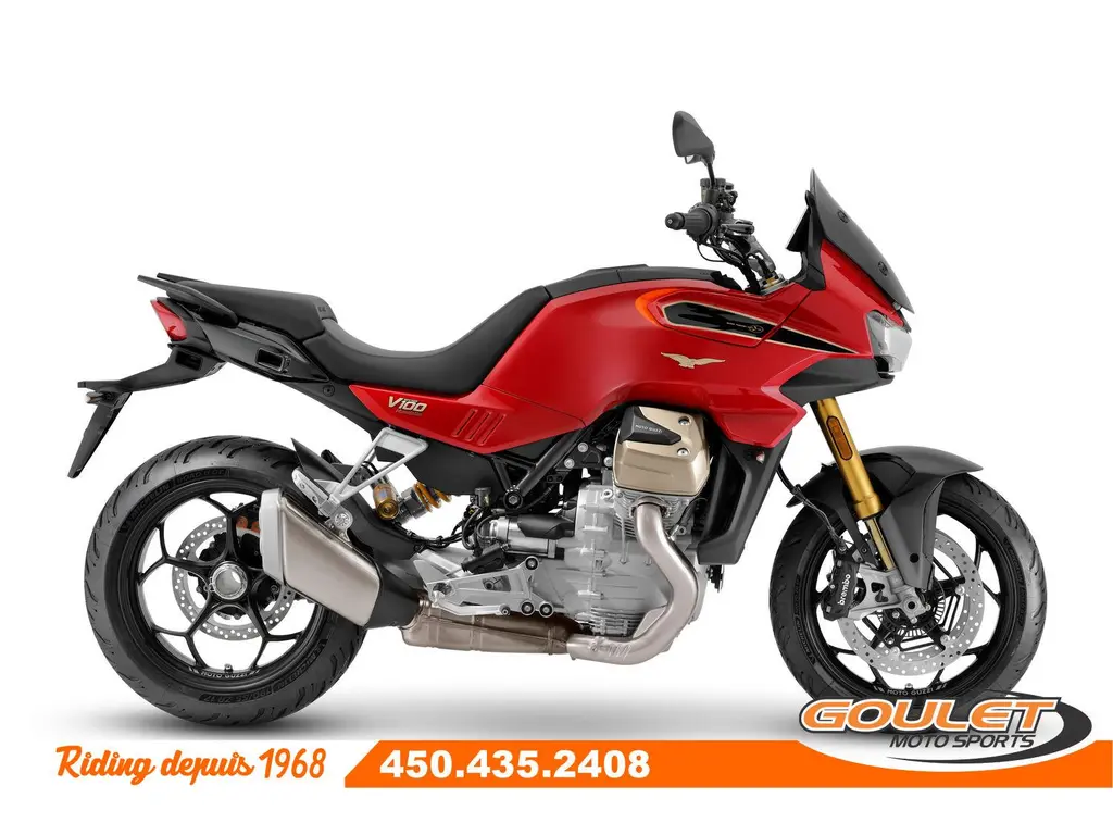 Moto Guzzi V100 MANDELLO WIND TUNNEL 2025 - Rosso