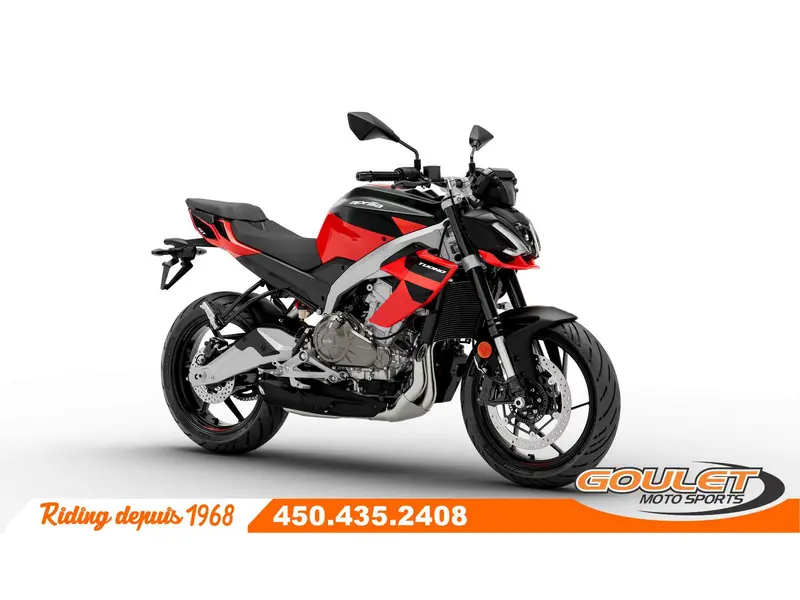 2025 Aprilia TUONO 457 PIRANHA RED