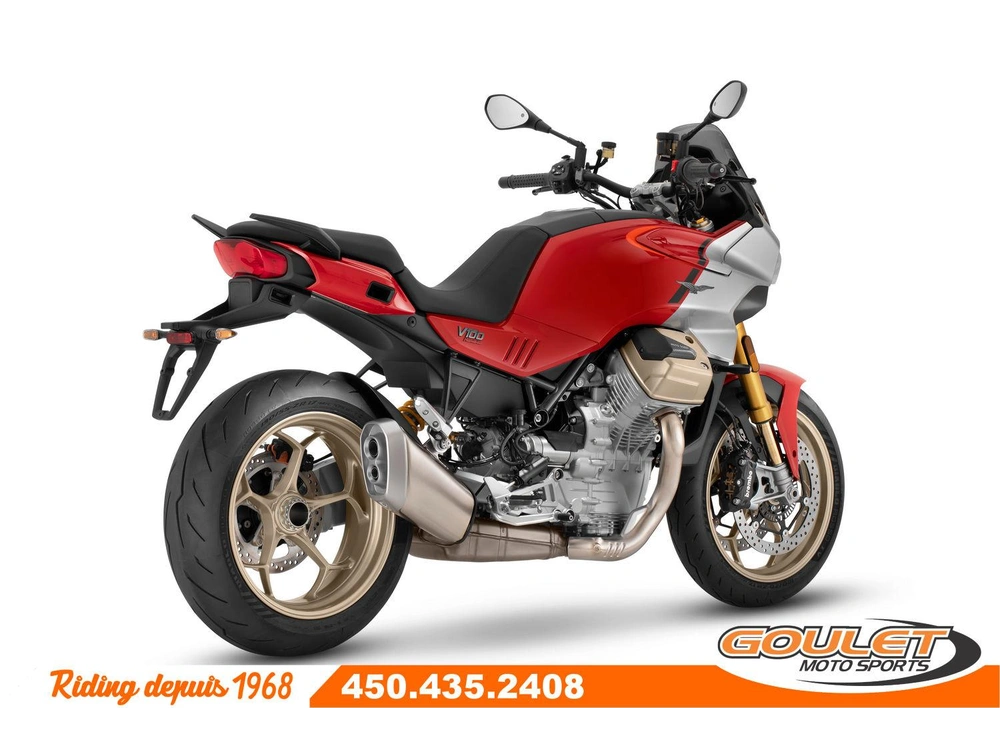 Moto Guzzi V100 Mandello S Pff Rosso Lava 2025 alt