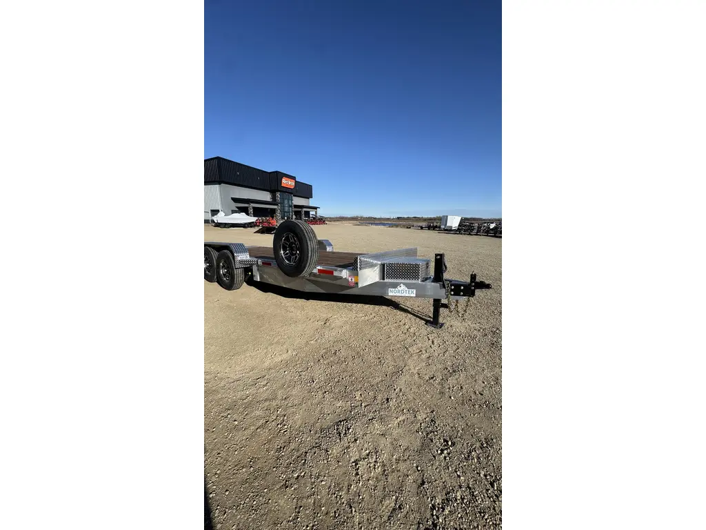 2025 Nordtek Tilt-deck HD 82"X20' - 14K, double axle, heavy duty, removable fenders, aluminum rims 