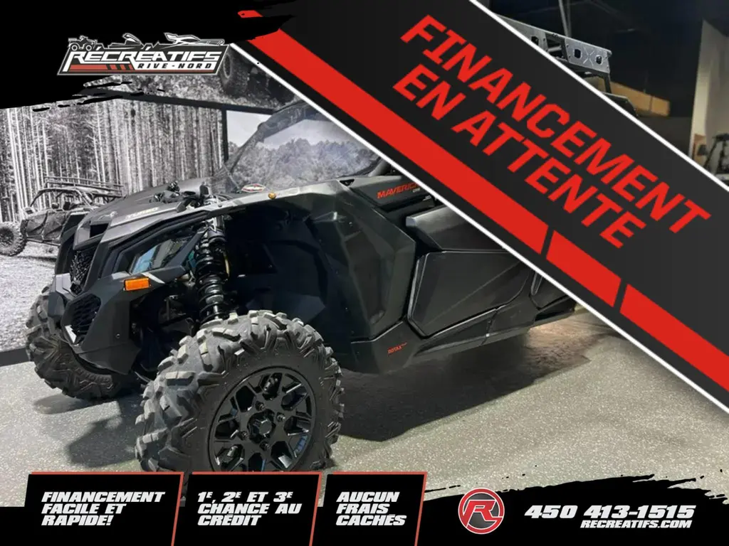 2021 Can-Am MAVERICK X3 MAX DS TURBO DPS **SEULEMENT 1046KM!!**