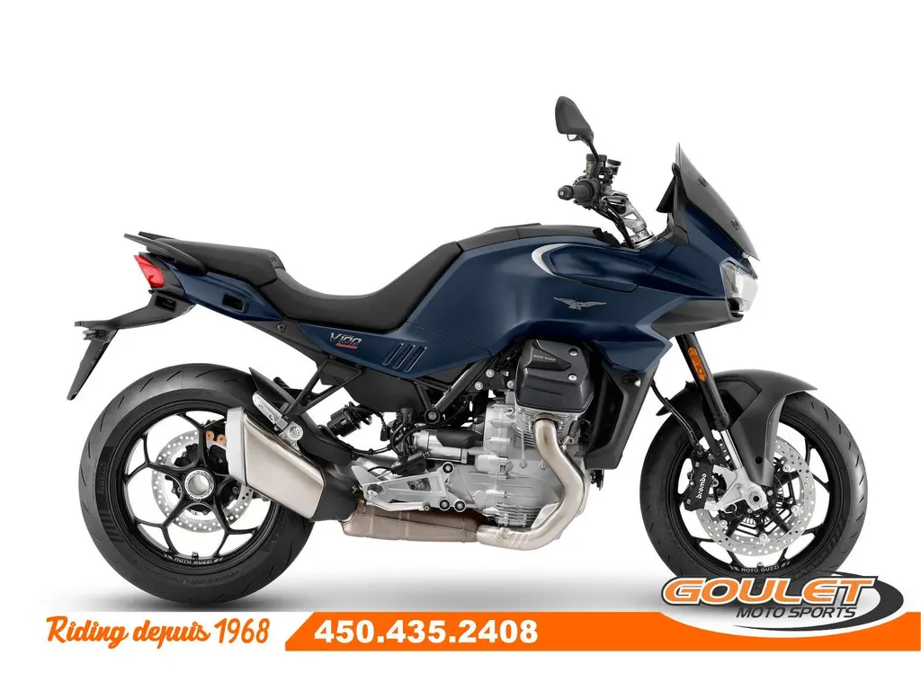 Moto Guzzi V100 MANDELLO 2025 - BLU OCEANO