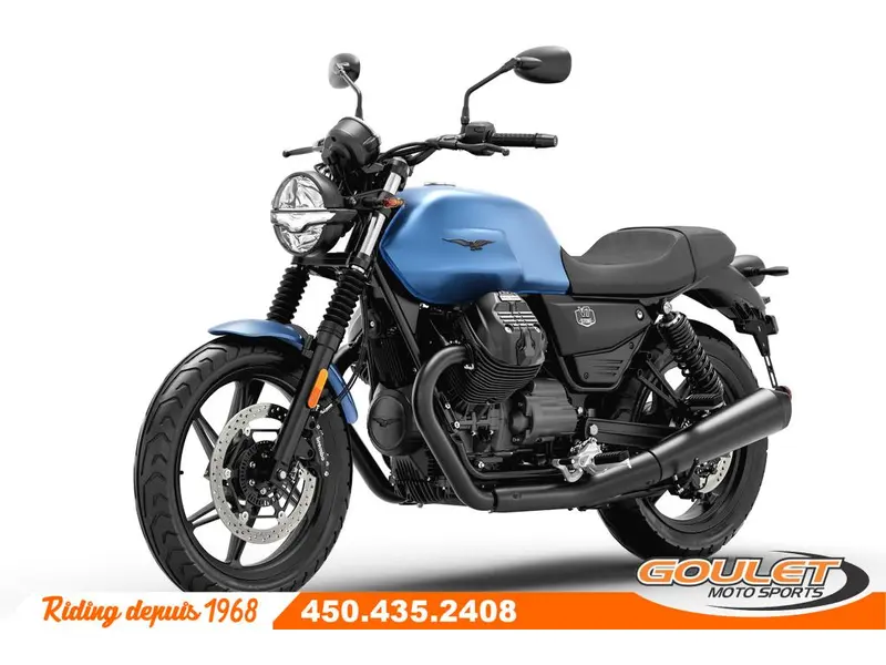 2025 Moto Guzzi V7 STONE BLU FONDO