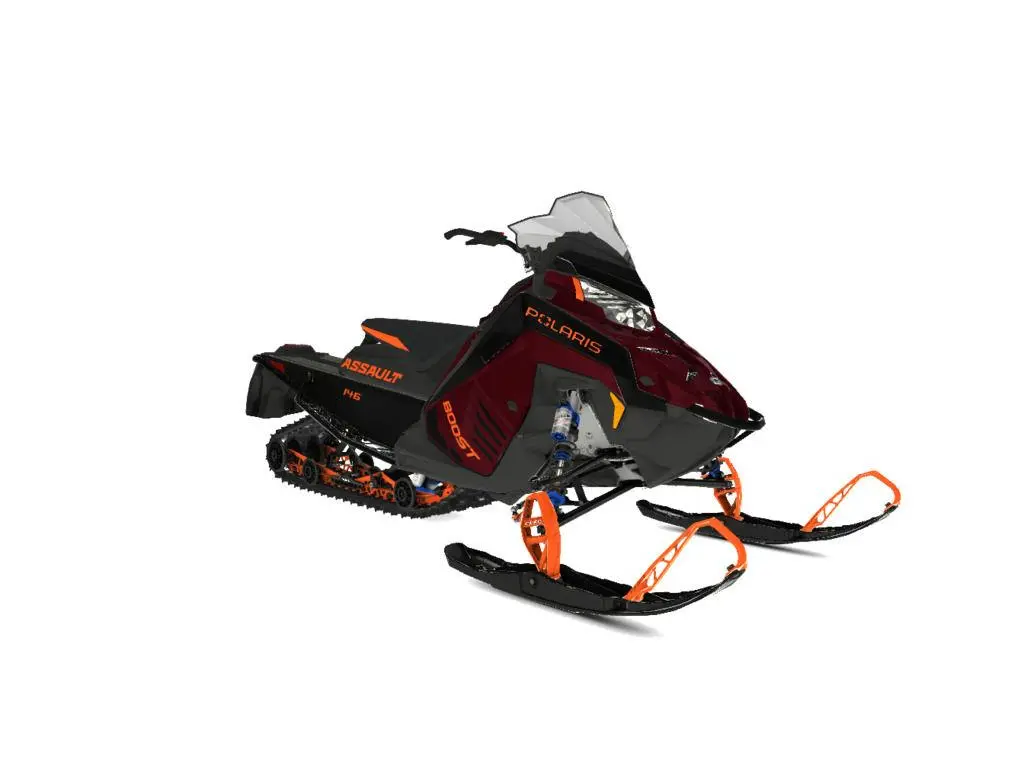 2025 Polaris Boost Switchback Assault 146 Premium Matte Dark Cherry 