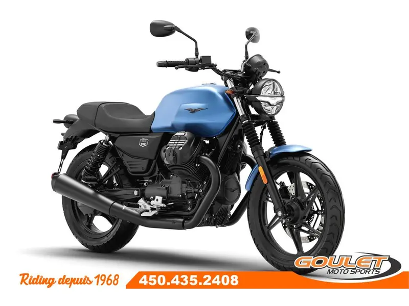 2025 Moto Guzzi V7 STONE BLU FONDO