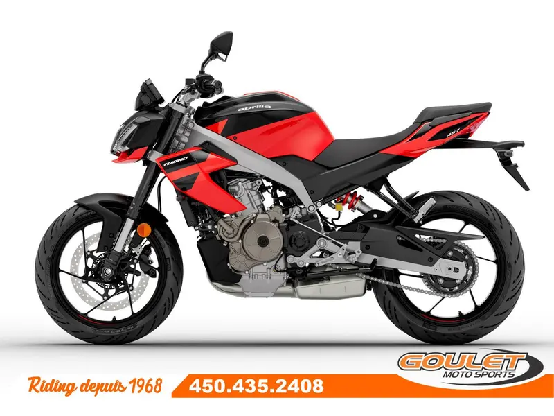 2025 Aprilia TUONO 457 PIRANHA RED