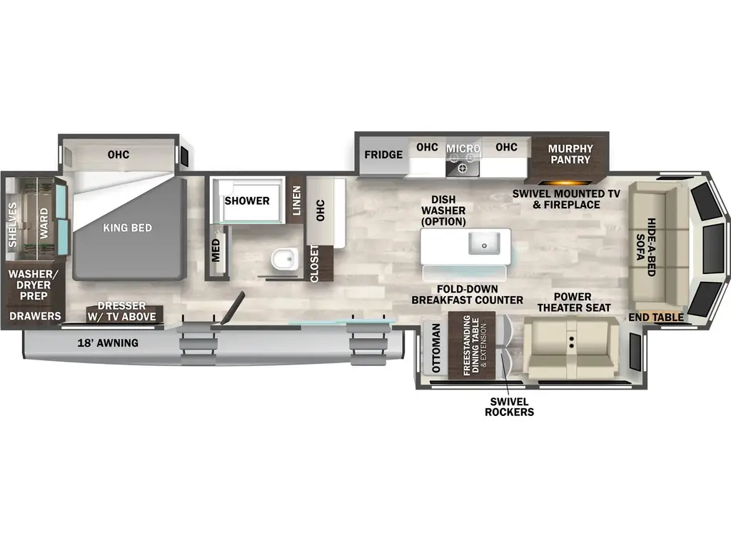 2025 Cedar Creek by Forest River 40CCK 