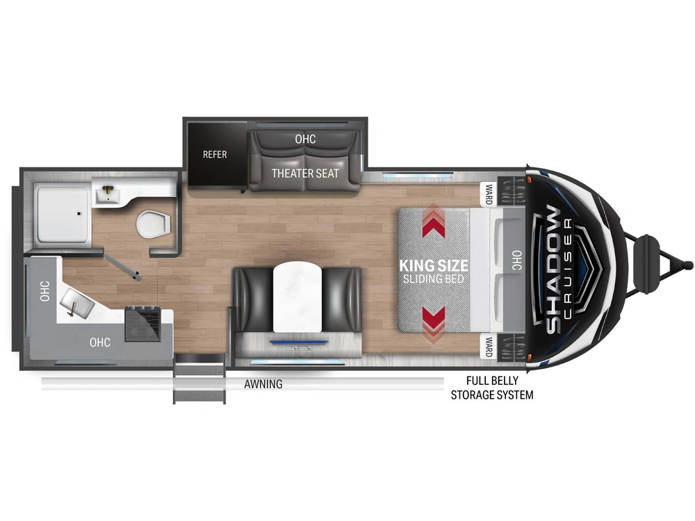 2022 Shadow Cruiser 227 Mls Travel Trailer alt