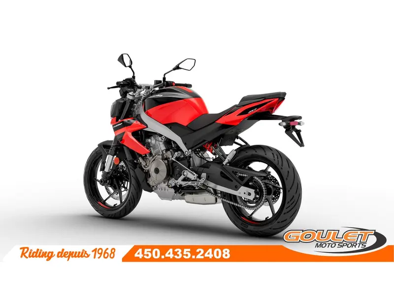 2025 Aprilia TUONO 457 PIRANHA RED