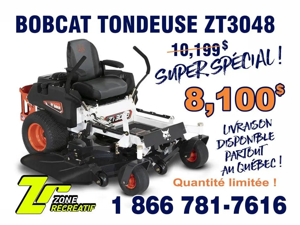 Bobcat Tondeuse ZT3048SC 2023