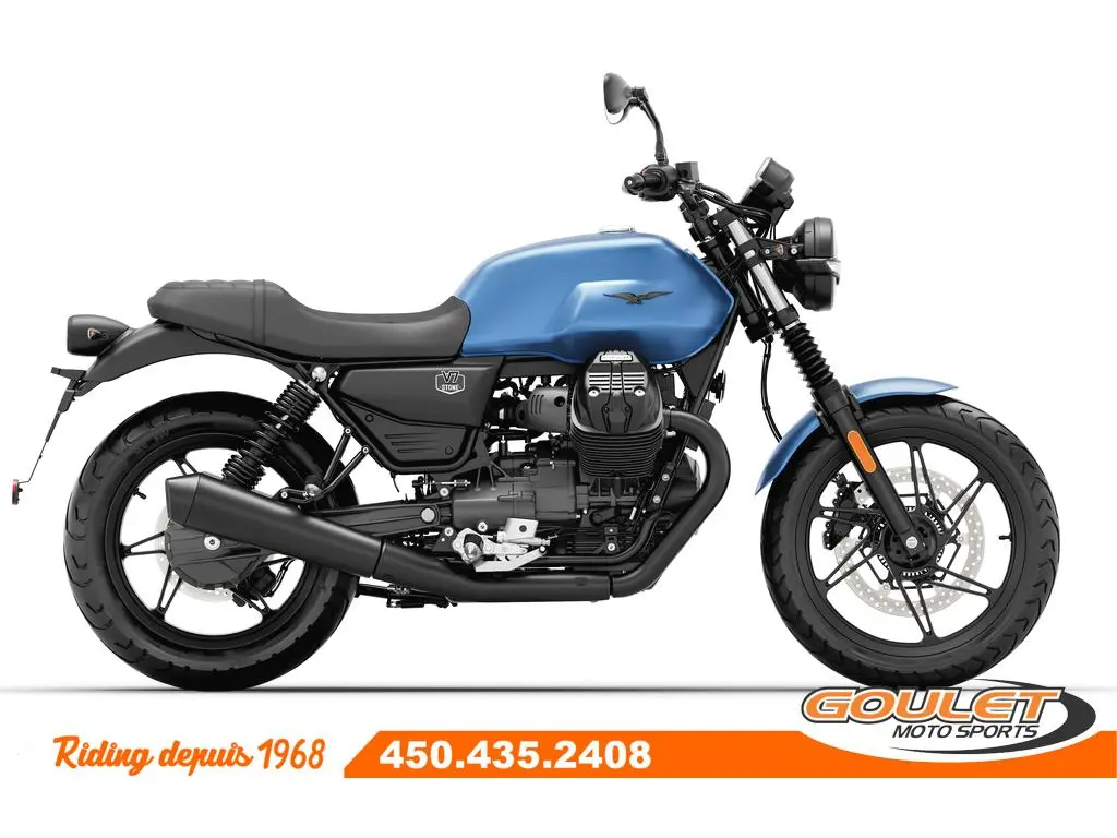 Moto Guzzi V7 STONE BLU FONDO 2025
