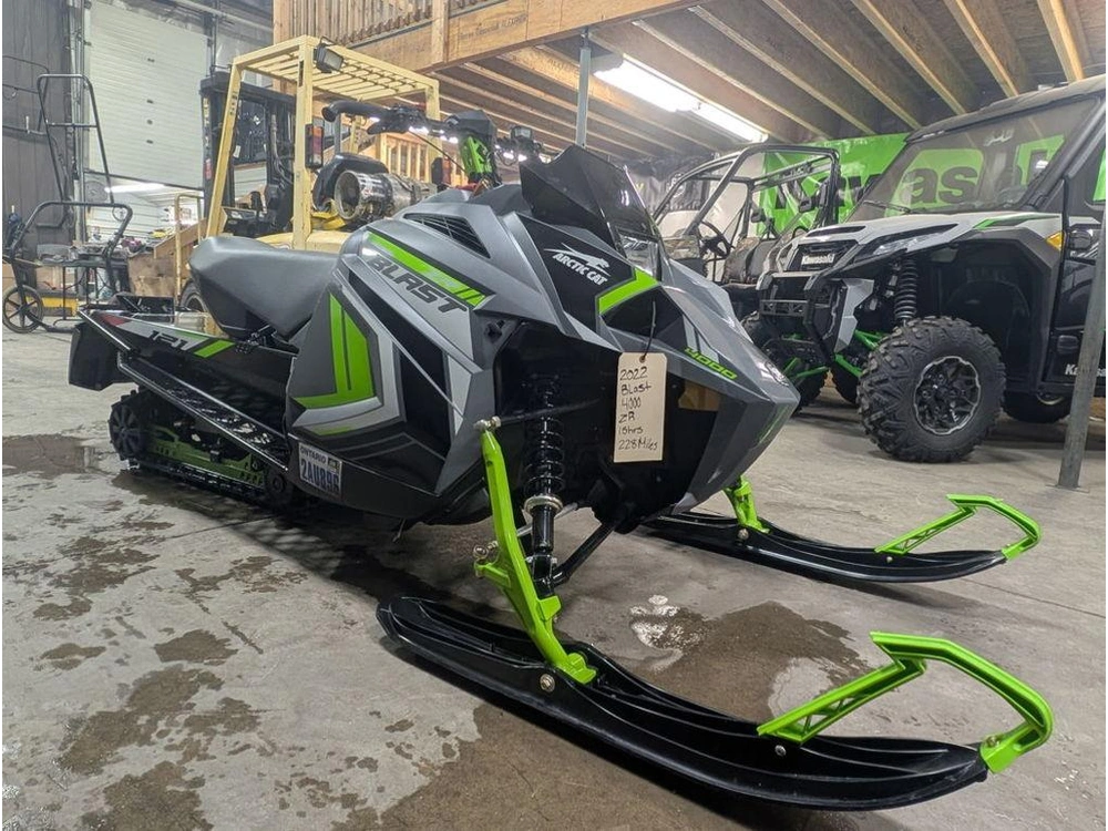 2022 Arctic Cat Blast Zr 4000 Dynamic Charcoal/medium Green alt