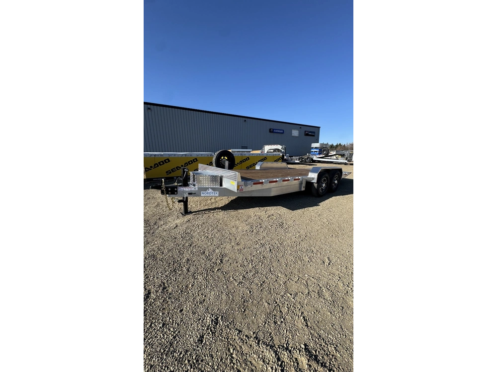 2025 Nordtek Tilt-deck Hd 82"x20' - 16k, Double Axle, Heavy Duty, Axle Upgrade, Tire Upgrade. Removable Fenders alt