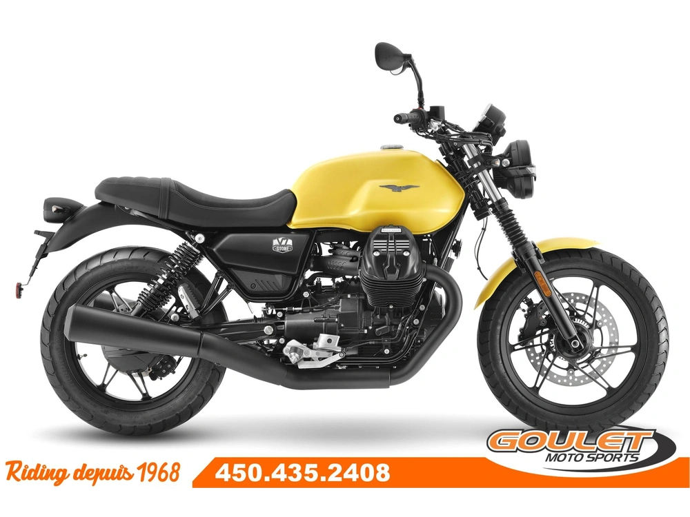 Moto Guzzi V7 Stone Giallo Metallico 2023 alt