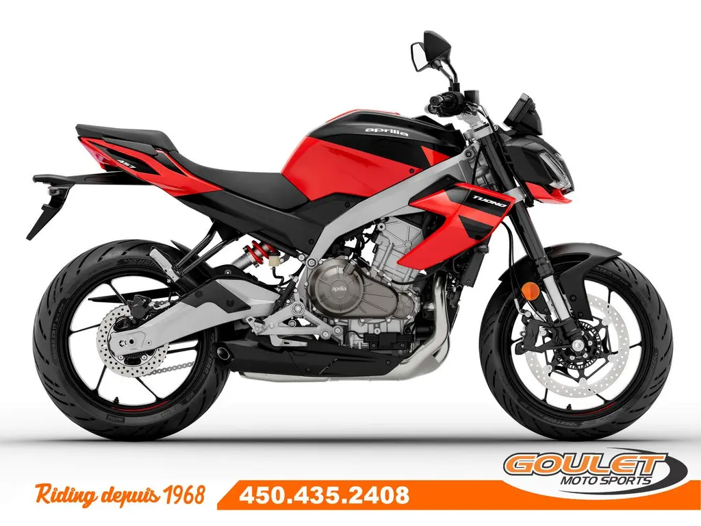 2025 Aprilia TUONO 457 - PIRANHA RED