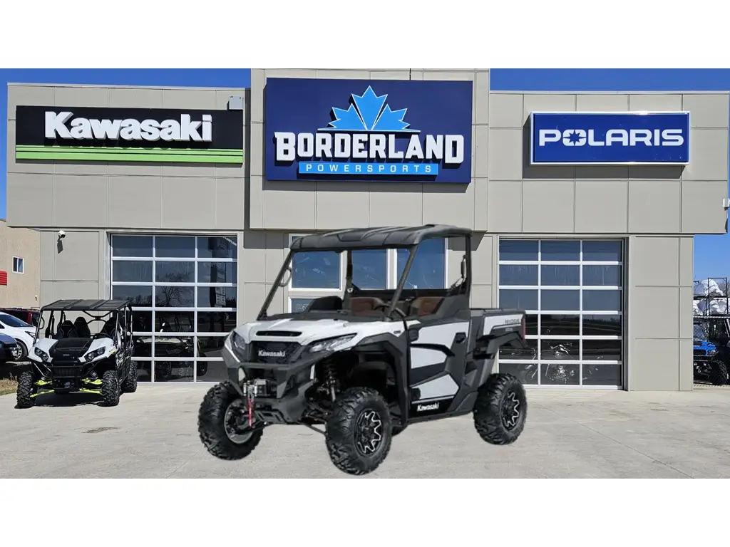 2024 Kawasaki RIDGE® Ranch Edition-Metallic Stardust White