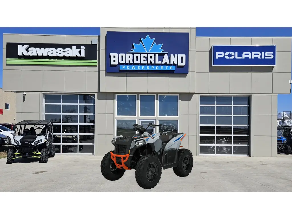 2024 Polaris Scrambler® 850 - STORM GRAY/RADAR BLUE 