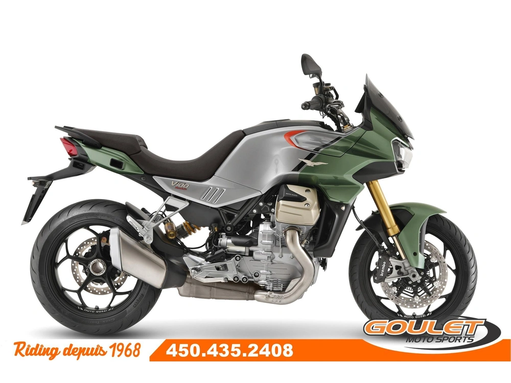 Moto Guzzi V100 Mandello S Verde 2024 alt