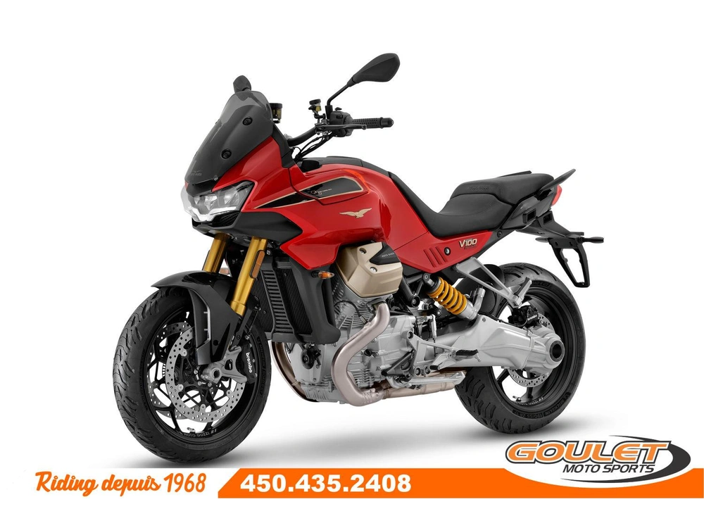 Moto Guzzi V100 Mandello Wind Tunnel Rosso 2025 alt