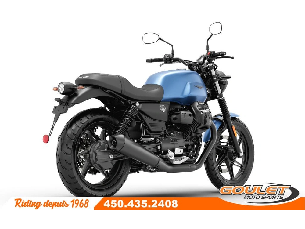 Moto Guzzi V7 Stone Blu Fondo 2025 alt