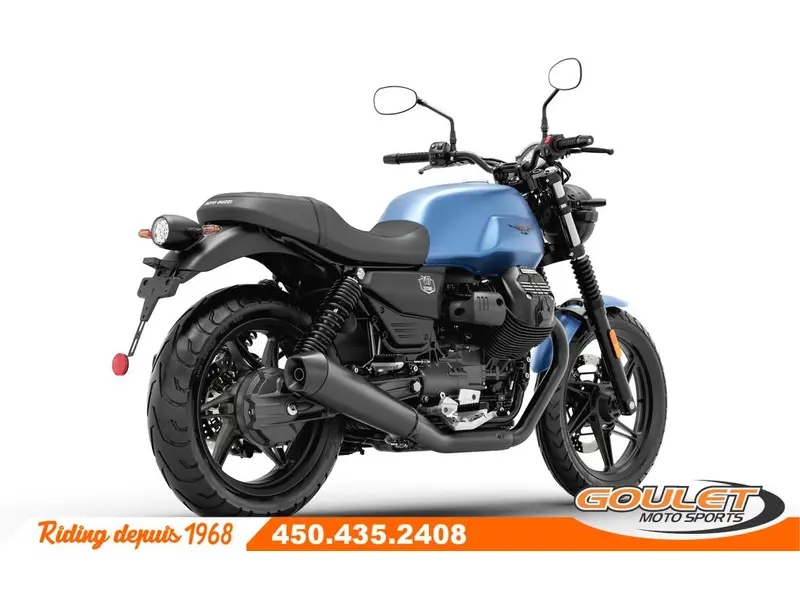 2025 Moto Guzzi V7 STONE BLU FONDO