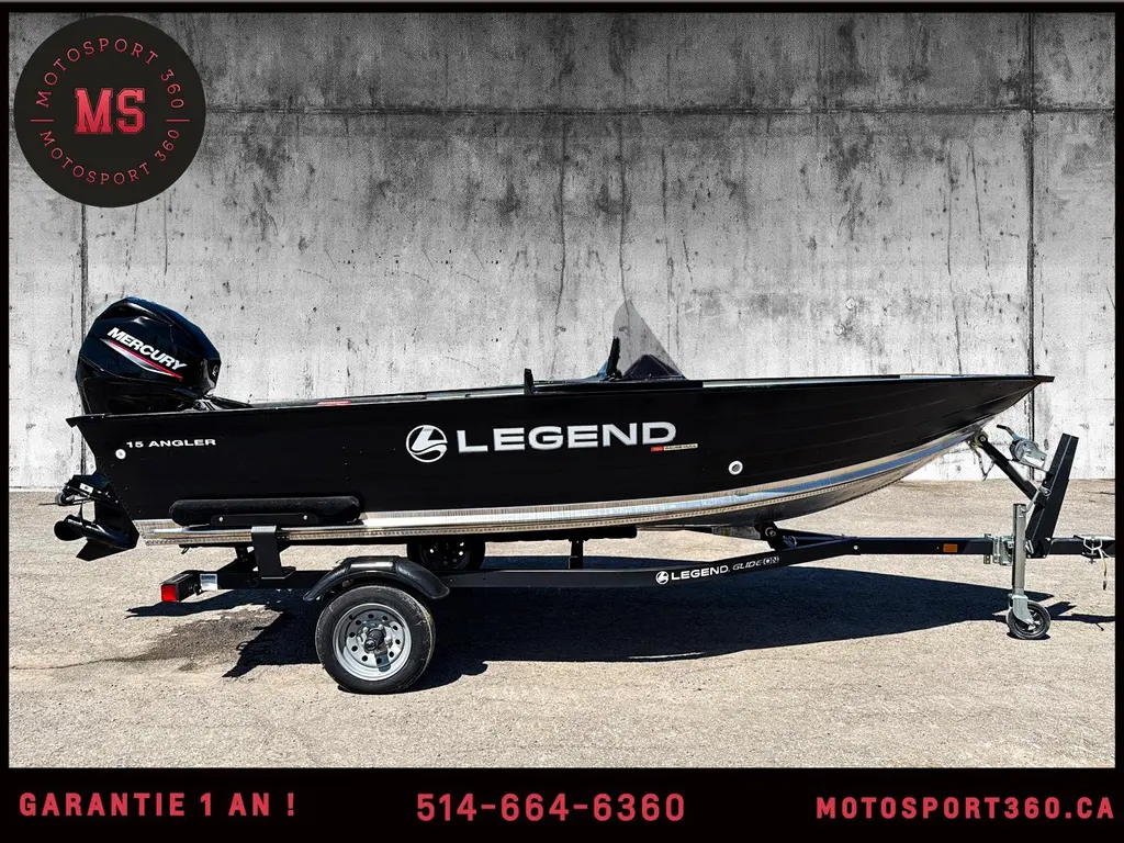 2023 Legend ANGLER 15 40 HP MERCURY ! COMME NEUVE !