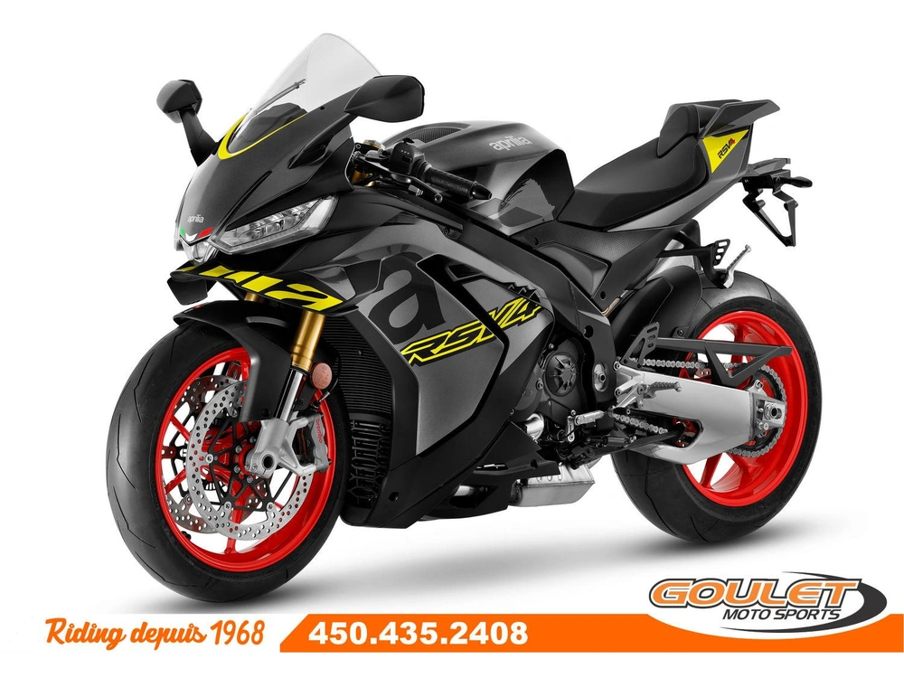 2026 Aprilia Rsv4 1100 Poison Yellow alt