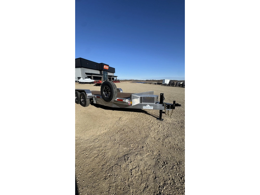 2025 Nordtek Tilt-deck Hd 82"x20' - 16k, Double Axle, Heavy Duty, Axle Upgrade, Tire Upgrade. Removable Fenders alt
