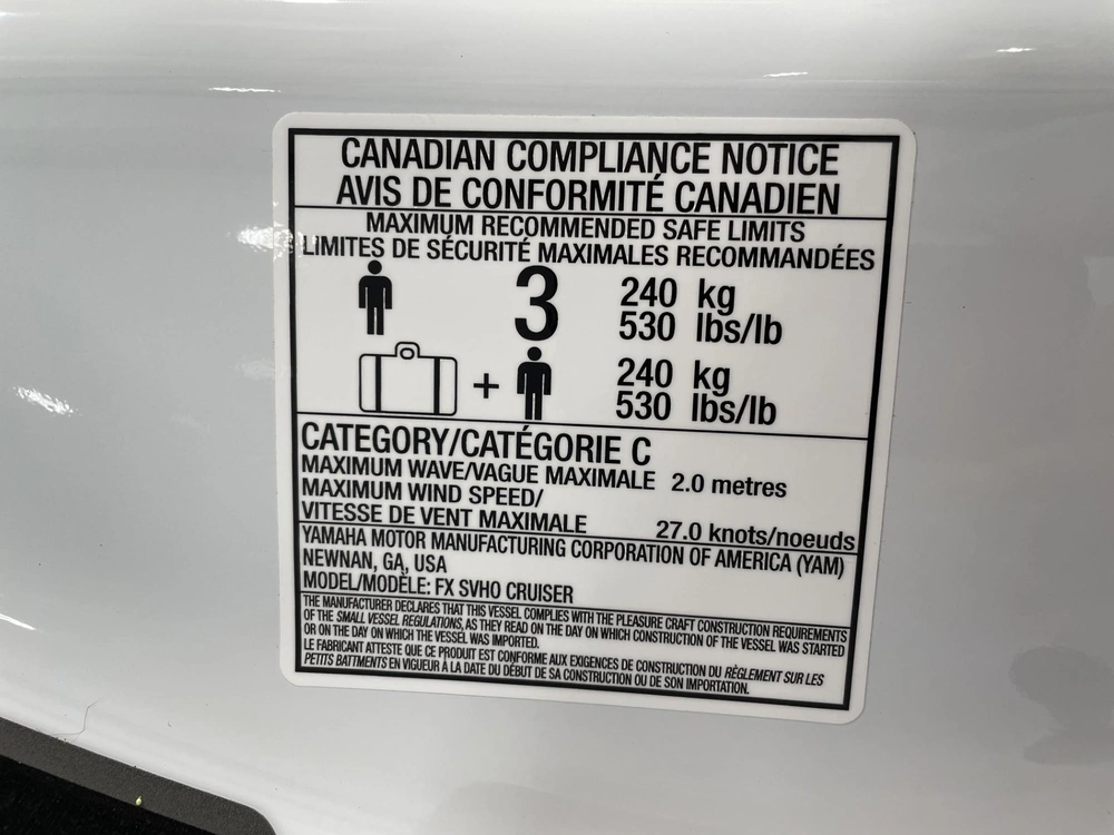 2025 Yamaha Fx Cruiser Svho W/audio alt