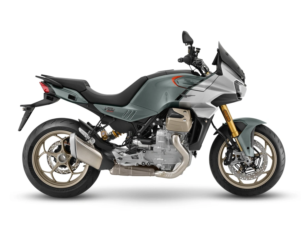 Moto Guzzi V100 Mandello S Pff Verde Ghiaccio 2025 alt