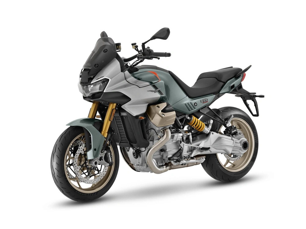 Moto Guzzi V100 Mandello S Pff Verde Ghiaccio 2025 alt