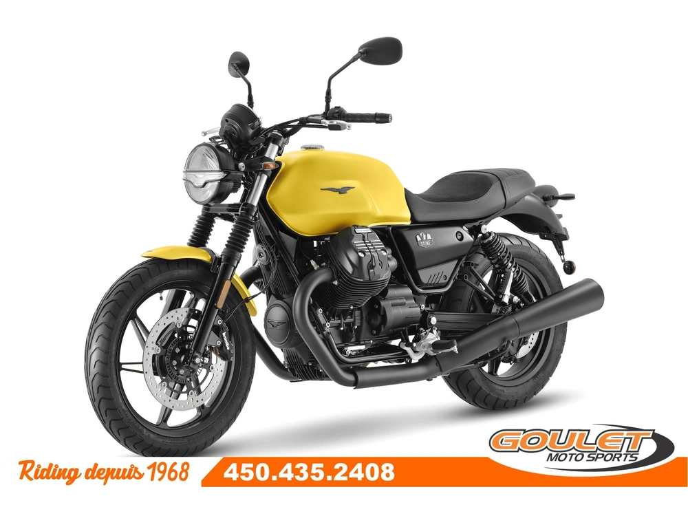 Moto Guzzi V7 Stone Giallo Metallico 2023 alt