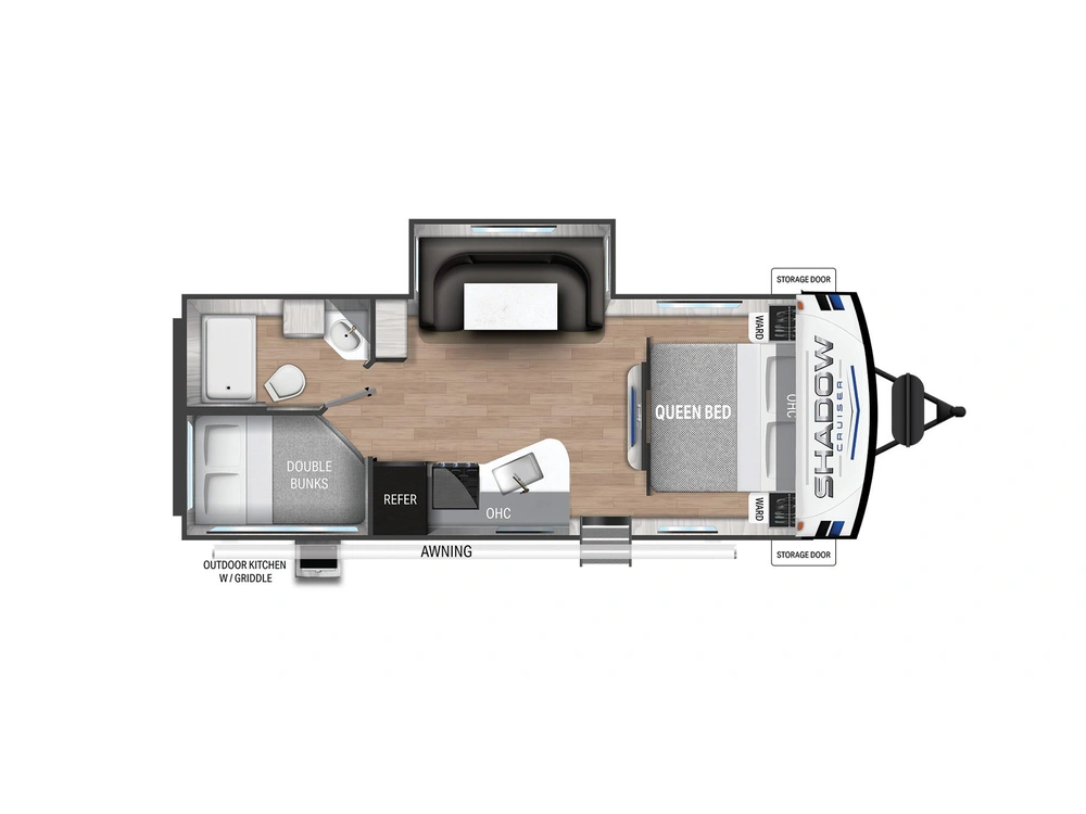 2024 Shadow Cruiser Shadow Cruiser Ultra Lite Travel Trailer 240 Bhs alt