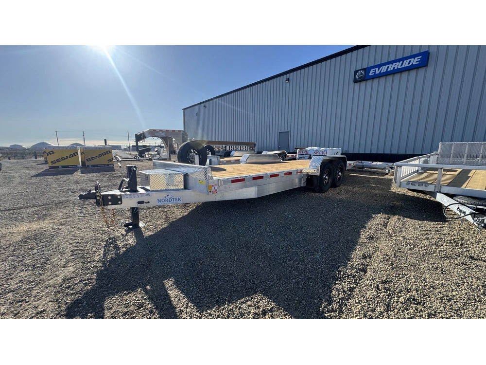 2025 Nordtek Tilt-deck Hd 82"x20' - 16k, Double Axle, Heavy Duty, Axle Upgrade, Tire Upgrade. Removable Fenders alt