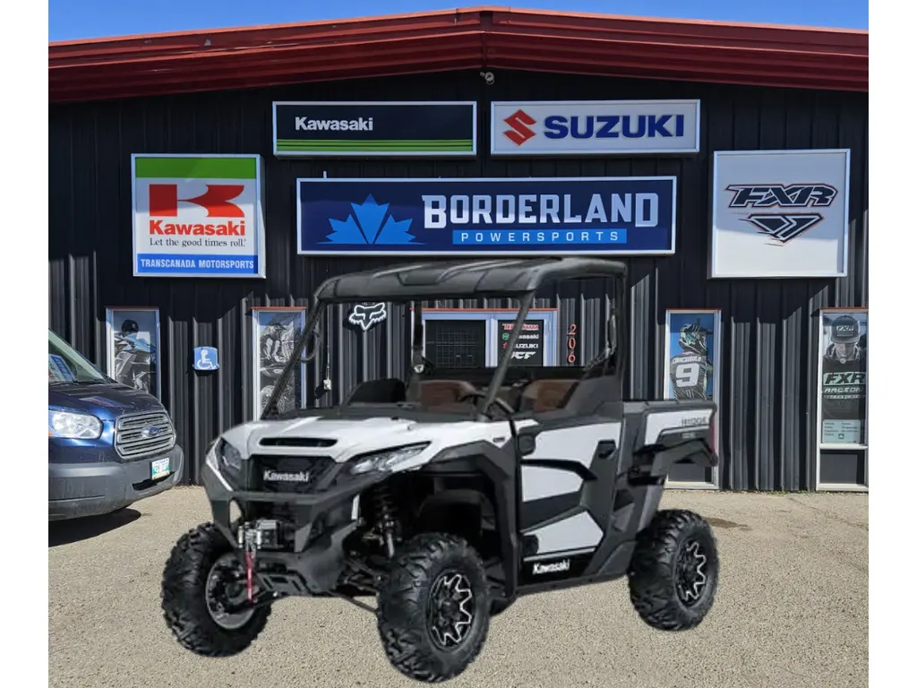 2024 Kawasaki RIDGE® Ranch Edition-Metallic Stardust White 
