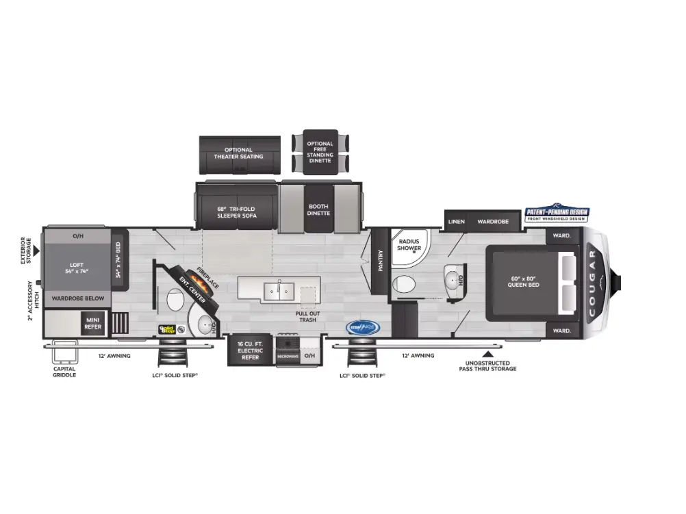 2024 Keystone RV COUGAR 364BHL 