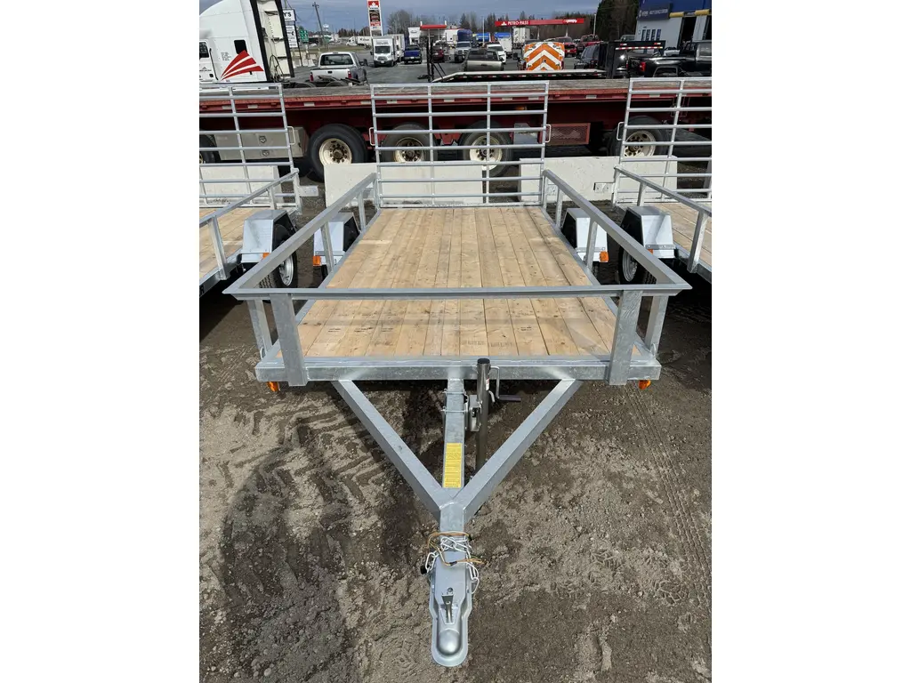 2024 Easy Hauler TRAILER,UTILITY,6X12,SINGLE AXLE,GALV,REAR RAMP