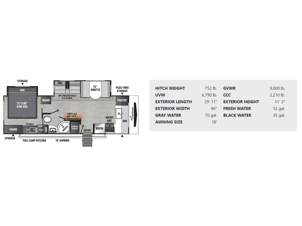 2024 Coachmen Fr. Express 259fkds alt