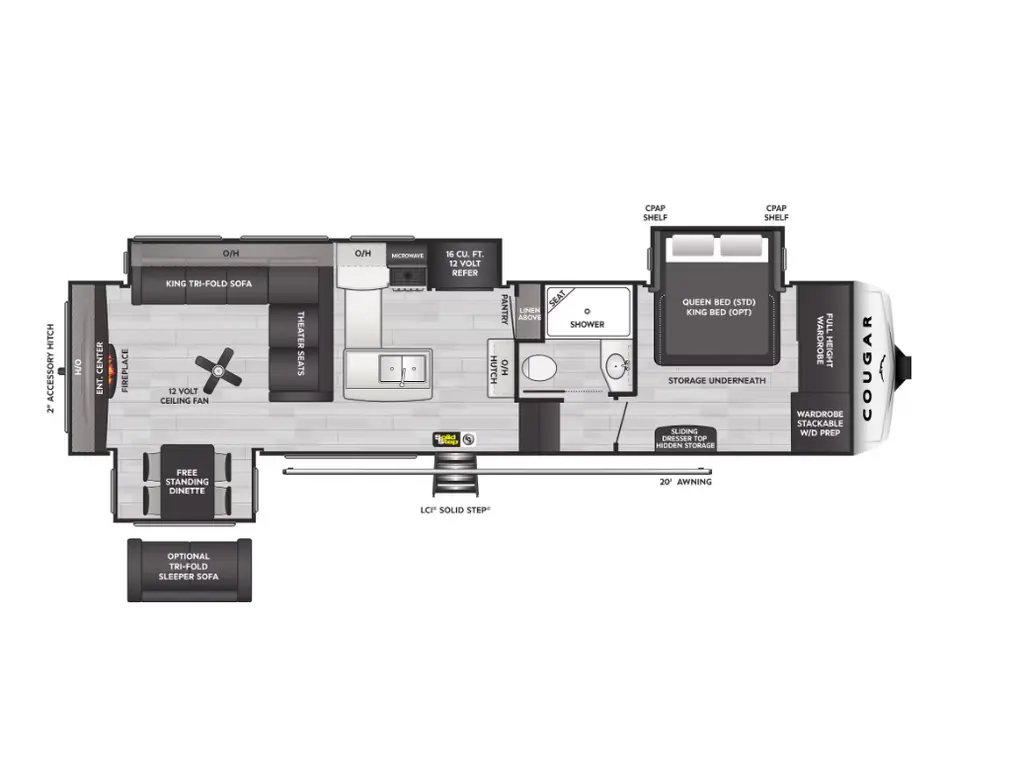 2024 Keystone RV COUGAR 320RDS 
