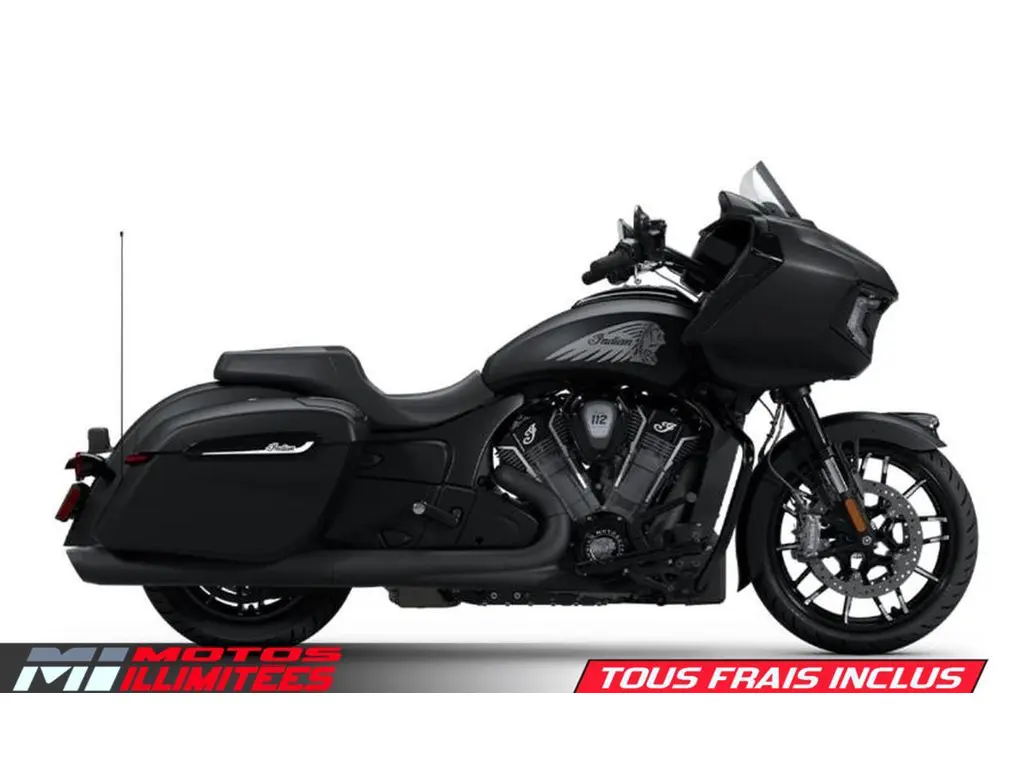 2025 Indian Motorcycles Challenger Dark Horse With 112ci + Rider Assist Package + PowerBand Audio Package 
